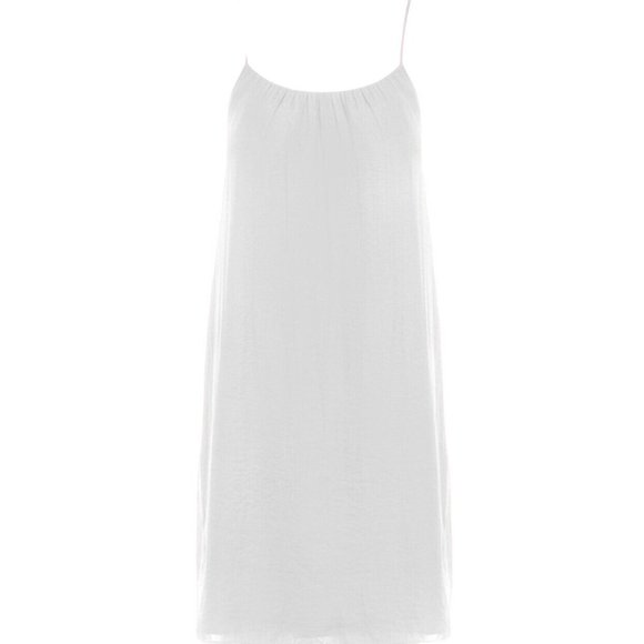 Naked Zebra Sleeveless Mini Shift Dress White Size Medium NWT - Picture 1 of 1